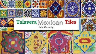 Talavera Mexican Tile Art | DIY Cultural Art Lesson for All Ages | Ms. Cassidy Crafts