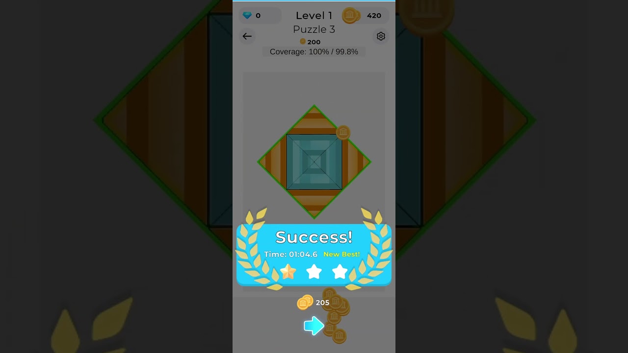 Polygon Mayhem Puzzle App - Fun to play  