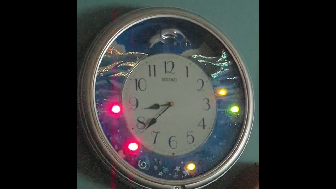 The Never Ending Story Seiko QXM108SRH Melodies In Motion Wall