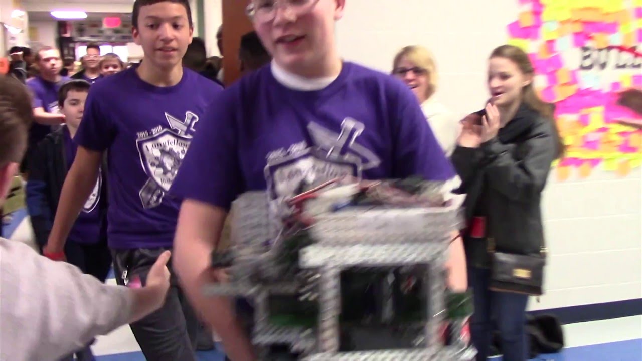 Longfellow Middle Robotics Team Sendoff 3-3-16