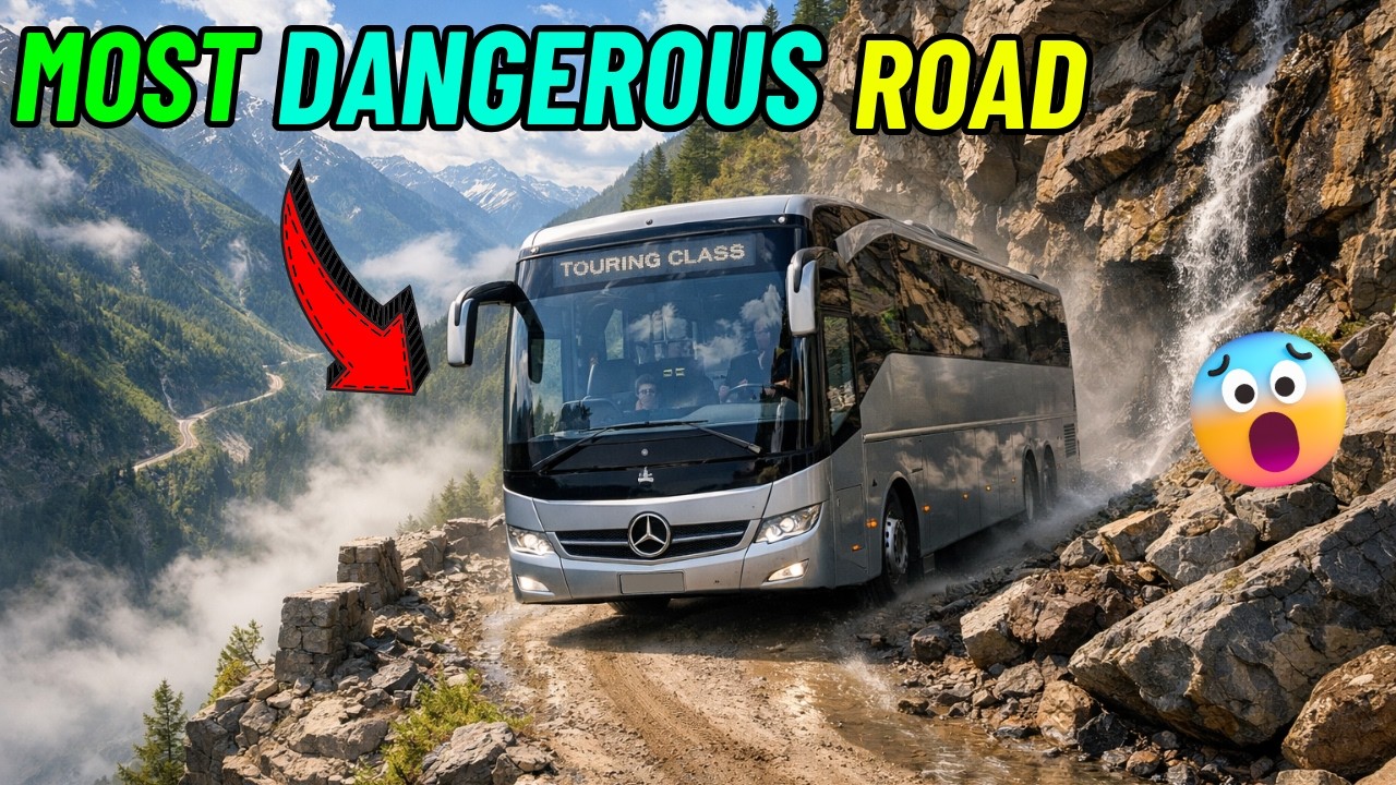 Driving the Luxury Bus on Most Dangerous Roads😱😈 | Euro Truck Simulator 2 |