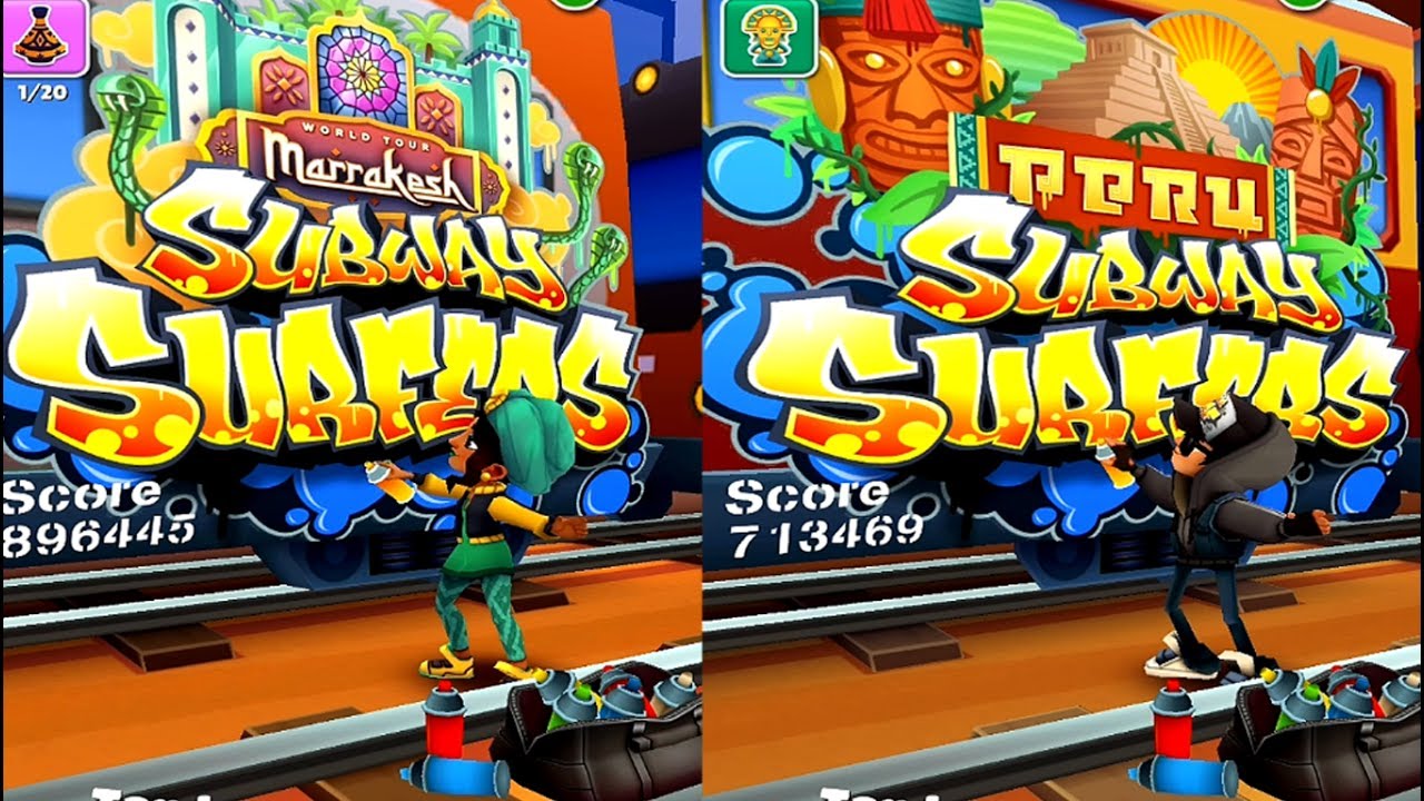 Subway Surfers Marrakesh VS Peru Android iPad iOS Gameplay HD