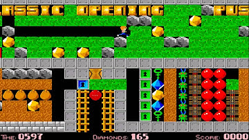 AMIGA OCS EMERALD DEMO MINE v6 0 EMV6Demo BOULDERDASH CLONE BOULDER DASH FROM EMERALD MINES WEB