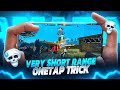 Handcam ☠️ - Extreme Short Range One Tap Headshot Trick That'll Never Share Before 🎯 | New Trick ⛈️!