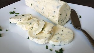 ... serve this garlic chive butter at your next family dinner and
they'll think they are in a res...