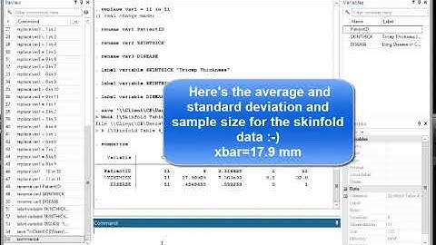 1.2 Stata: Getting Started Part 2 - Creating a Data Set and Importing Data
