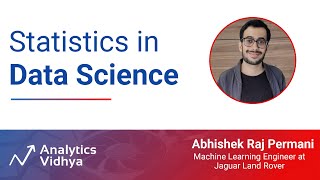 Statistics in Data Science | DataHour by Abhishek Raj Permani | MLE at Jaguar Land Rover