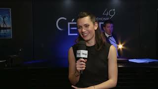Cesar 2024 : Best New Actress Ella Rumpf / Le Théorème de Marguerite (press room interview)