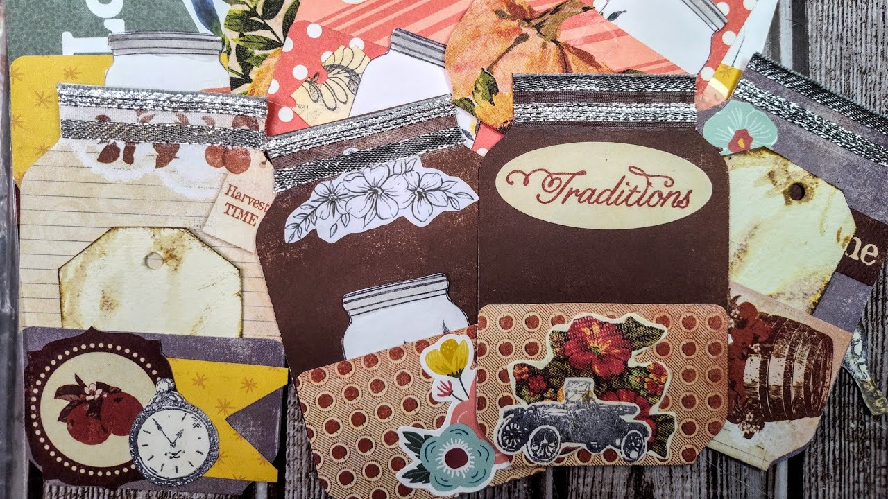 How To? Diy Mason Jar Pockets with an Envelope Punch Board #diy # ...