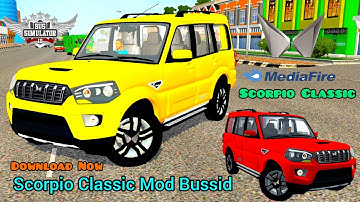 #bussid #bussimulatorindonesia #bussidmod #scorpio #scorpioclassic #mahindra Scorpio car mod bussid