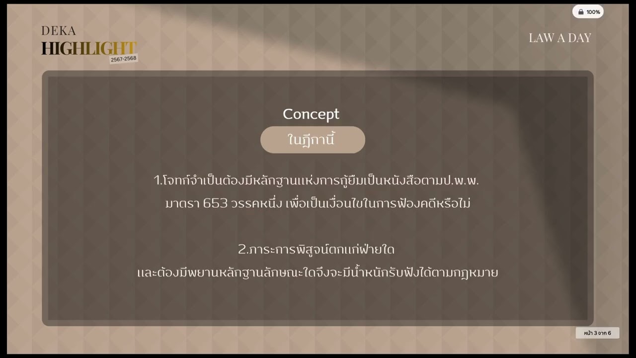 ฎีกาHighlight | ฎ. 514/2567 (ป.วิ.พ. - อำนาจฟ้อง, ภาระการพิสูจน์)