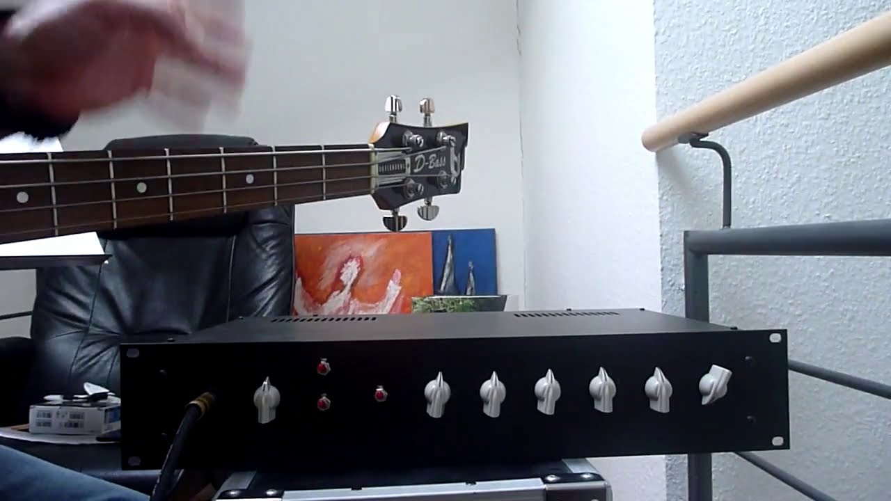 DIY Tube Bass Preamp Soundcheck YouTube