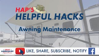 RV Awning Maintenance