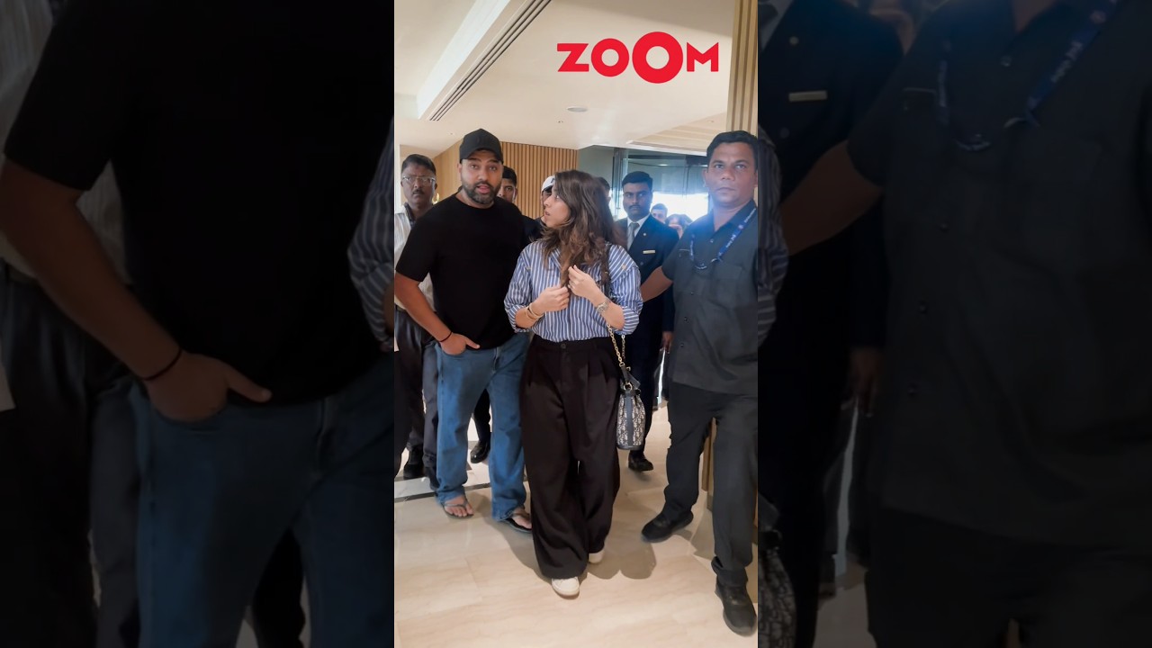 Rohit Sharma spotted with Wife Ritika; AVOIDS posing for the paps  📸🙈 