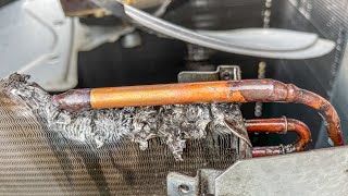 Repairing a Refrigerant Leak on a Condenser Coil