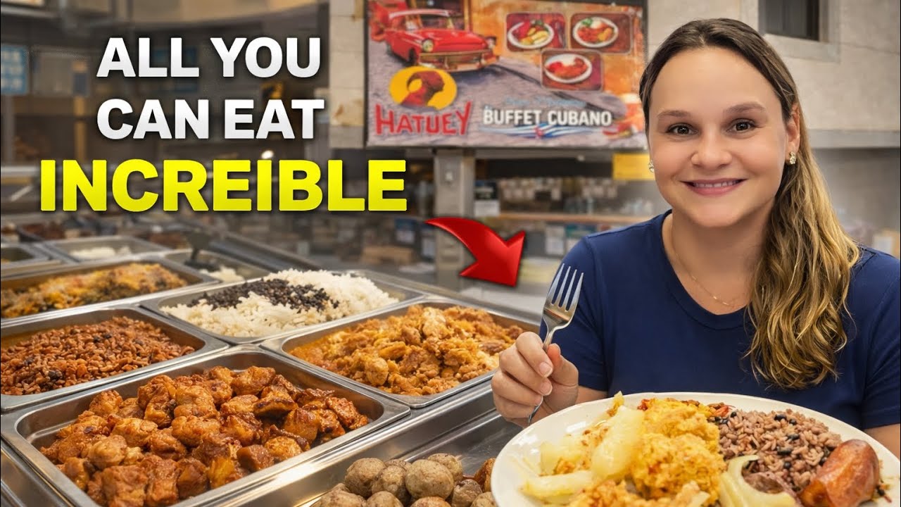 Lo que nadie te contó del buffet HATUEY en Vecindario 😮