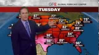 Famous Tuesday's National Weather Forecast Profile