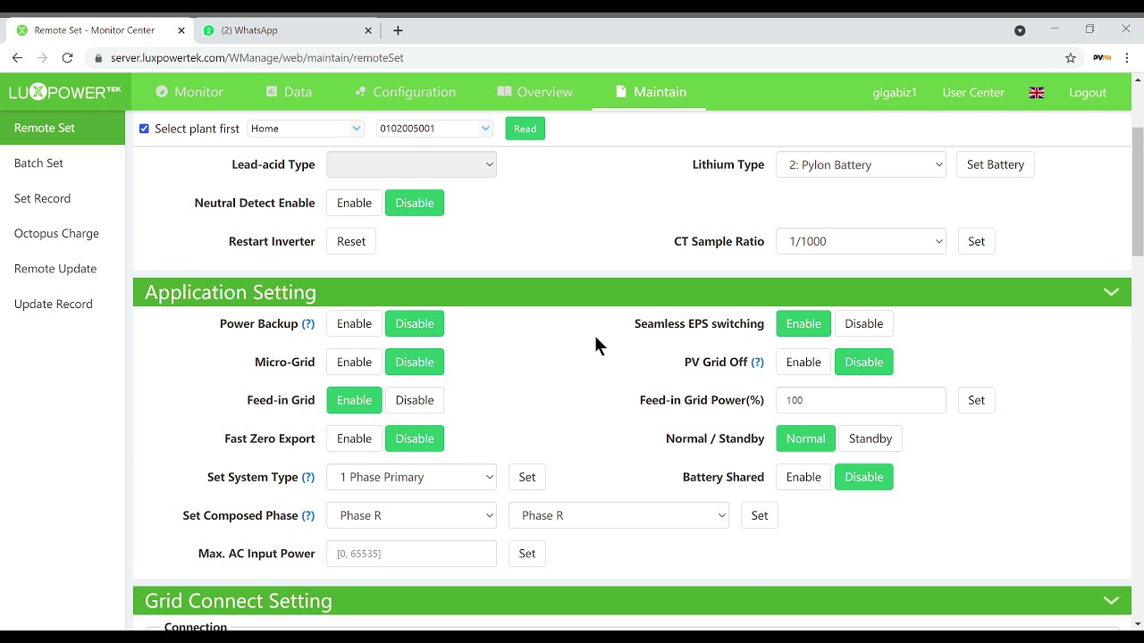LUXPOWER Installer Support - Reset System to Default Settings - YouTube