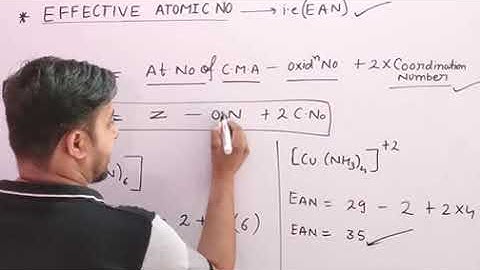 class12 CHEMISTRY Effective Atomic Number