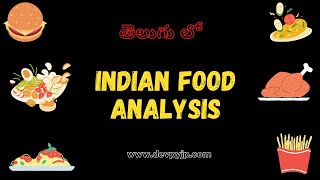 Indian food data Analysis using Python in Telugu | Data Analysis with Python in Telugu