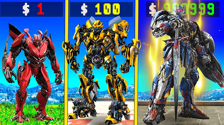 $1 TRANSFORMER to $1,000,000,000 in GTA 5