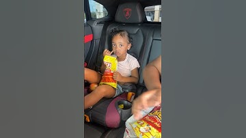 Daughter gets sad after dad throws away her chocolate milk & chips #shorts