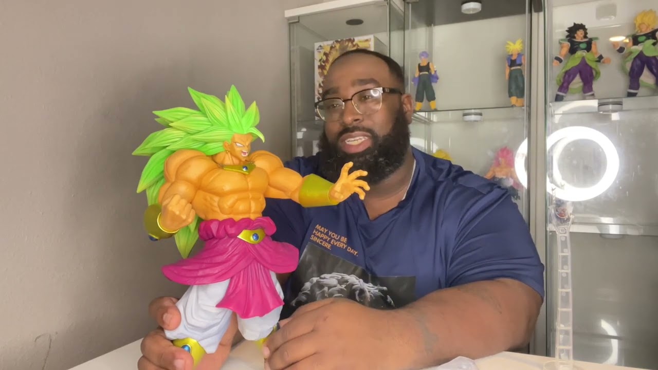 Ichiban Kuji: SDBH 5th Mission Prize D Broly figure review. - YouTube