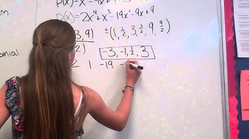 Finding Zeros of Polynomial Functions Rational Roots Theorem and Synthetic Division