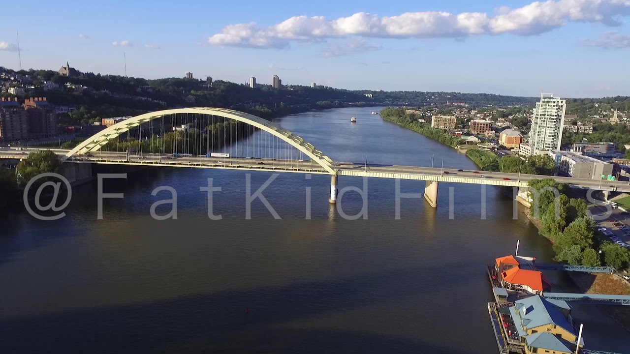20 second time lapse of yellow big mac bridge newport ky stock