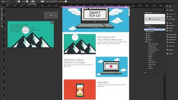 Smart Pop-Up widget Adobe Muse