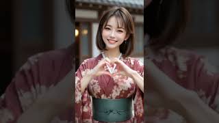 Japanese beauty in traditional style 🌸