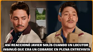 ASÍ REACCIONÓ JAVIER SOLÍS CUANDO UN LOCUTOR INSINUÓ QUE ERA UN COBARDE EN PLENA ENTREVISTA