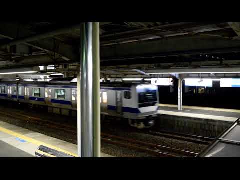 【室内灯が点いてる回送】回9431M 常磐線 E531系K409編成 泉駅2番線 通過