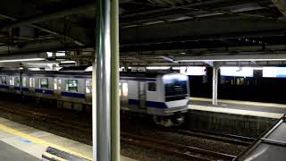 【室内灯が点いてる回送】回9431M 常磐線 E531系K409編成 泉駅2番線 通過