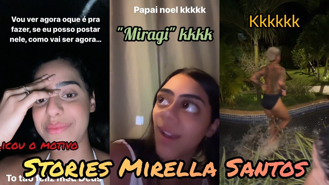 Insta de Mirella caiu 😱😢 Mirella perturbou Má 😂 Histórias da madrugada 😱😅