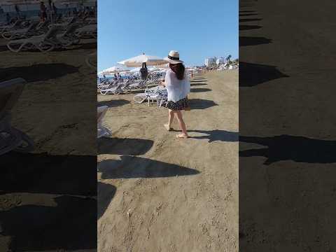 AT LARNACA BEACH #cyprus #shorts