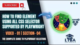 Section 04 | Video 01: How to Find Elements Using ALL CSS Selectors in Playwright 🎯