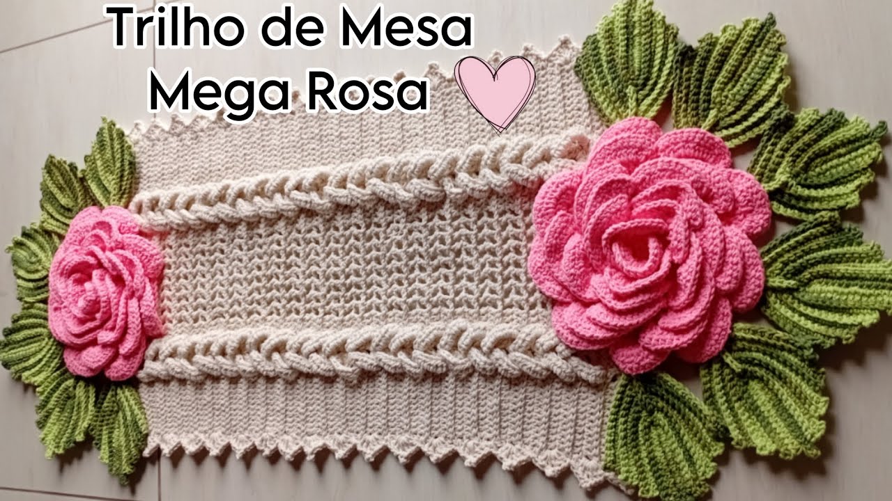 Trilho de Mesa Mega Rosa (parte 1 Base)