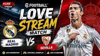 CRISTIANO RONALDO 🔥 LIVE | Real Madrid vs Sevilla | eFootball Gameplay | PS5 game play video #ps5
