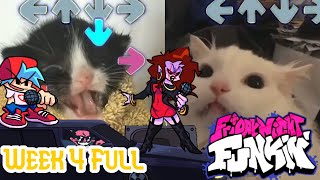 Thruston Waffles VS Towel Cat but its Full Week 4 (Friday Night Funkin' Week 4 Hard)