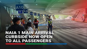 NAIA Terminal 1 main arrival curbside now accessible to all passengers