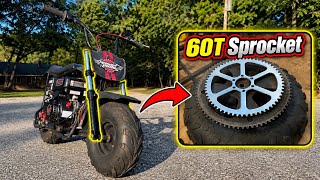 Minibike Front Suspension Upgrade & MORE SPEED!