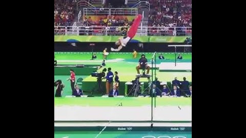 Slow Motion Olympic High Bar - Animation Reference