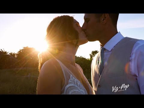 Cinematic Sunset Wedding Ceremony On The Beach • Whiskey Creek Hideout • Hollywood Beach, FL