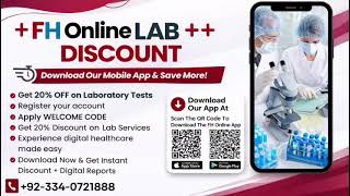 FH Online App – Lab Discount Offer Prof. Dr. Qazi Abdul Saboor Interview