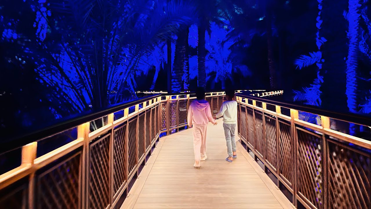 🌙🌿 Magical Nights at Al Ain Oasis — Arabesque Nights Light Show | Al Ain, UAE 📍