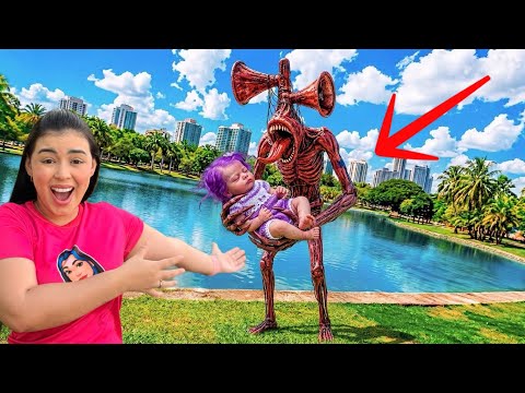 SIREN HEAD PEGOU A BEBÊ DA GUERREIRA DO K-POP!!!!
