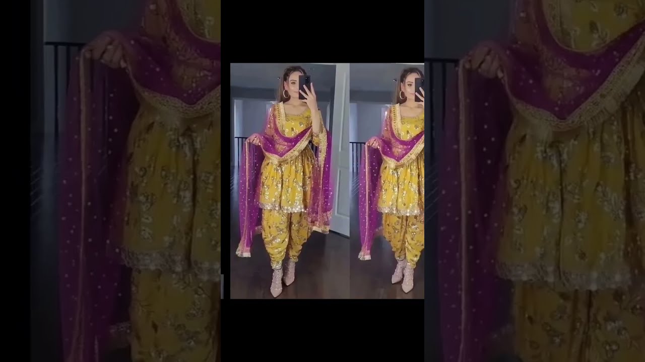 Beautiful New Patiala Suit Salwar Design Ytshorts Viral Punjabisong