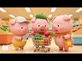 Liên Khúc Bài Hát Hay Nhất - Chú Heo Con Dễ Thương - Chú Thỏ Con - Nhạc Thiếu Nhi 4K Vui Nhộn.