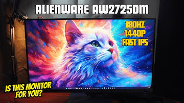 🖥️ Alienware AW2725DM Review - Is This 180Hz 1440p Gaming Monitor Worth Your Money?🔥